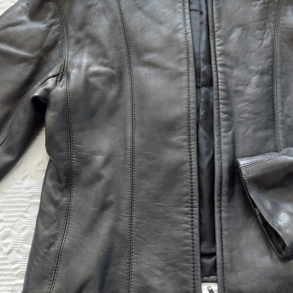 Vintage Holt Renfrew Leather Jacket - Picture 6 of 9